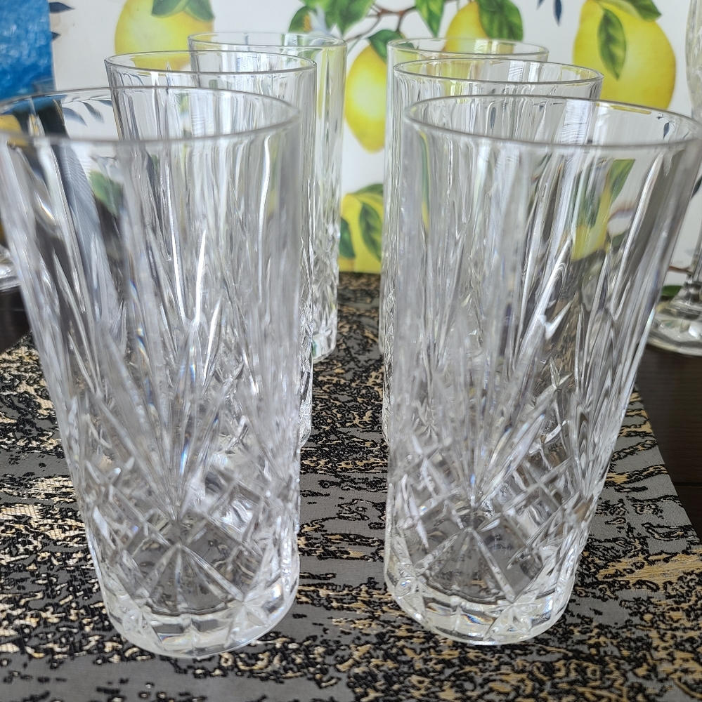 Shannon crystal glasses set of 6